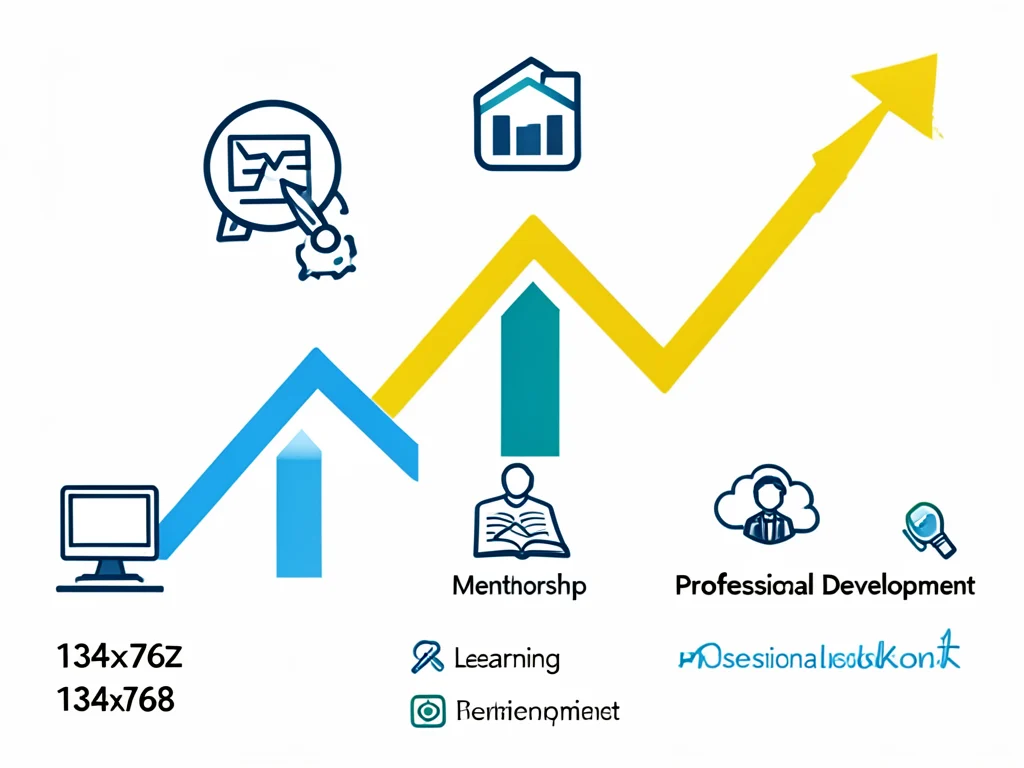Visual representation of career growth and professional development opportunities.