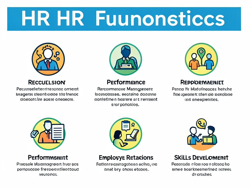 Key areas of training and experience in the HR and Training internship program.