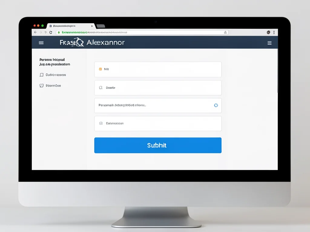 Online application portal for the Fraser Alexander HR Graduate Programme.