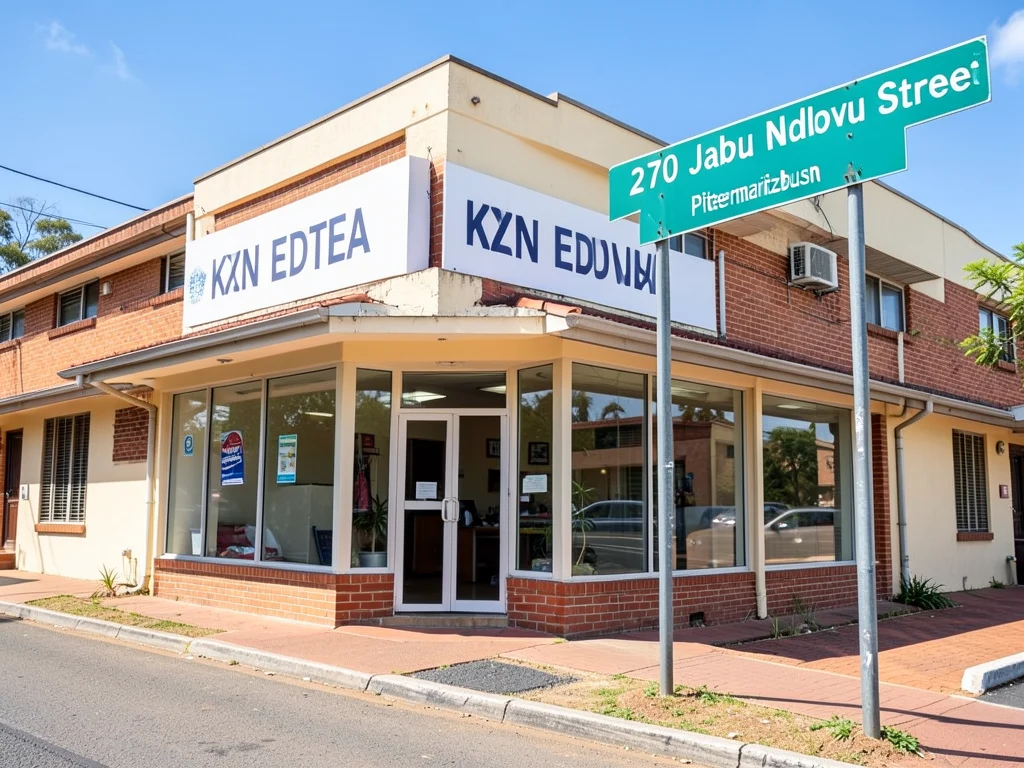 The physical address for hand delivery of internship applications in Pietermaritzburg.