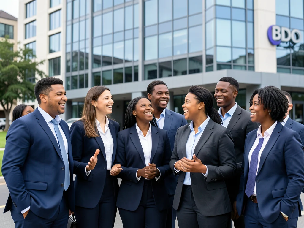 Young South African graduates participating in the BDO YES Internship Programme.