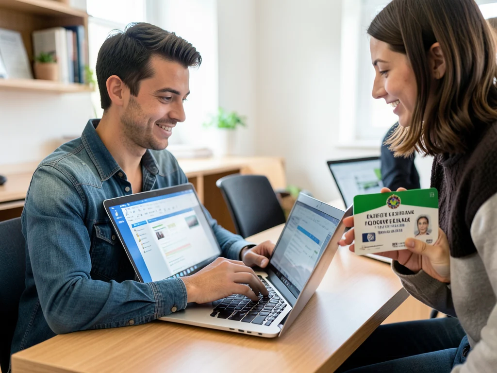 Applicant demonstrating computer literacy with MS Office and holding a driver's license.