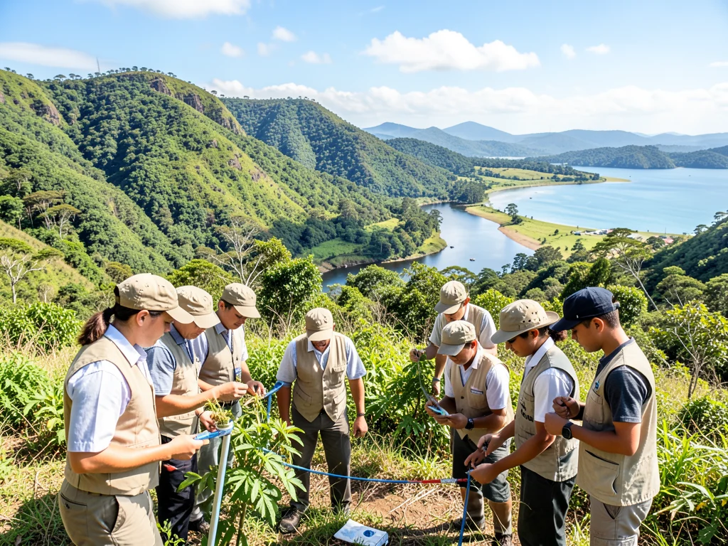 Graduates conducting fieldwork in the natural environment of KwaZulu-Natal.
