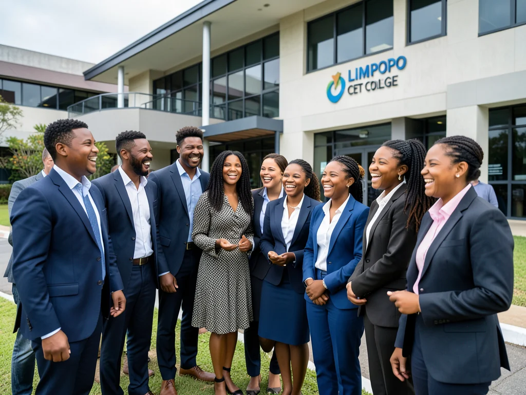 Young graduates participating in the Limpopo CET College Internship Programme.