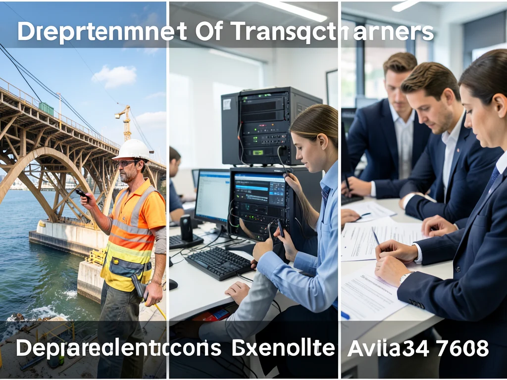 Diverse internship fields at the Department of Transport including engineering, IT, and legal.