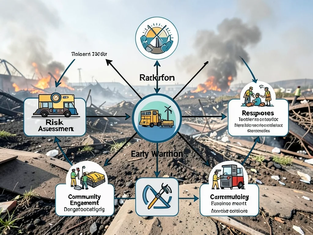 Diagram illustrating key duties and responsibilities in disaster management.
